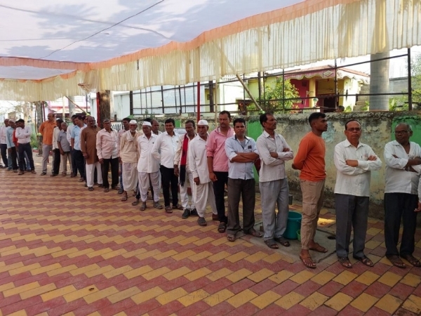 Voting started with excitement in Chandrapur