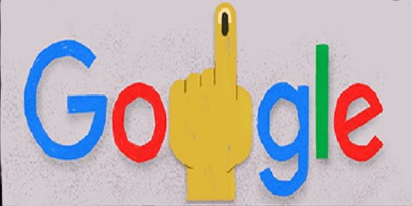 گوگل نے ووٹر فنگر ڈوڈل کے ذریعے ووٹروں کو ووٹ دینے کے لیے کیا راغب