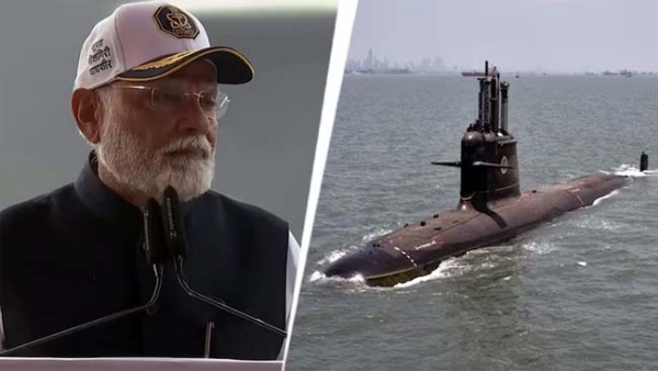 pm modi dedecated 3 submarines