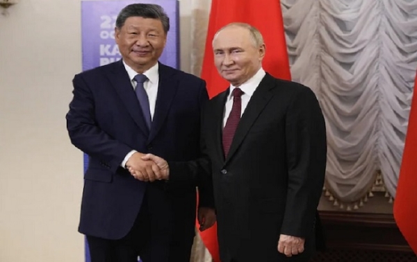 Putin and Xi Jinping telephonic conversation