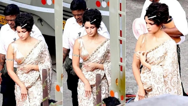Alia Bhatts photos leaked from the sets of Love and War