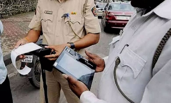 58,895روپئے کے چالانات زیرالتوا،بائیک ضبط،ٹریفک پولیس عہدیدار حیرت زدہ
