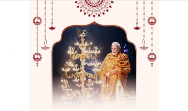 In Diwali message,PM mentioned Swadeshi, cleanliness & Ram temple