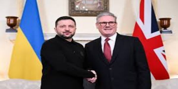 زیلنسکی کے دورے کے دوران، برطانیہ نے اتحادیوں سے یوکرین کے لیے حمایت بڑھانے کی اپیل کی