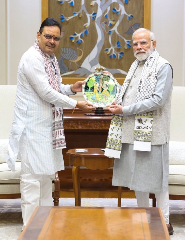 وزیر اعلی بھجن لال شرما نے نئی دہلی میں وزیر اعظم مودی سے ملاقات کی وزیر اعلی بھجن لال شرما نے نئی دہلی میں وزیر اعظم مودی سے ملاقات کی