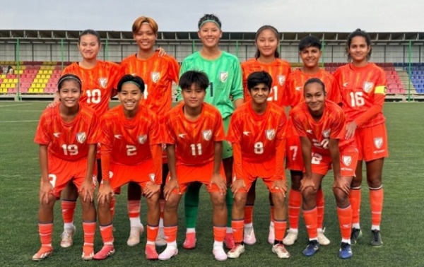 India U-20 women football team 1-1 draw Kazakhstan India U-20 women football team 1-1 draw Kazakhstan