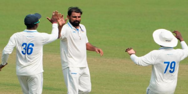 رنجی ٹرافی: محمد شامی کی تباہ کن گیندبازی کی مدد سے بنگال نے گجرات کو 141 رنز سے شکست دے دی