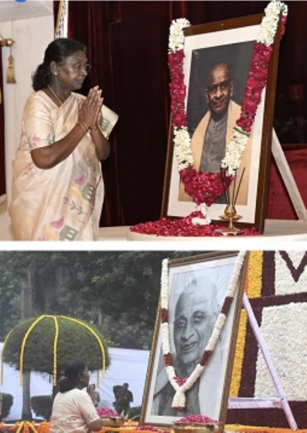 President Murmu tribute to Sardar Patel on 150th birth anniversary President Murmu tribute to Sardar Patel on 150th birth anniversary