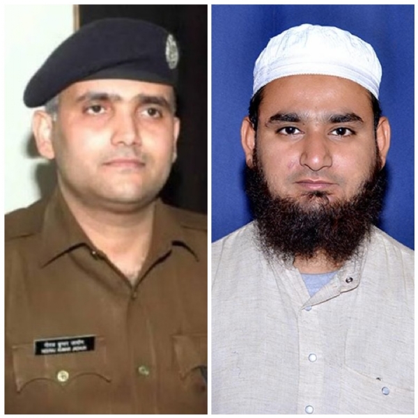 قاری سید عبداللہ اور نیرج جادون قاری سید عبداللہ اور نیرج جادون