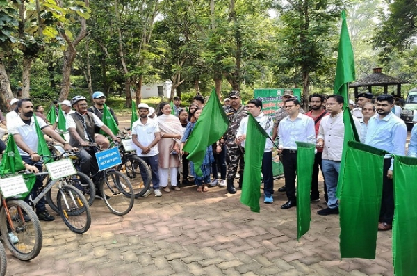 Cycle awareness rally organized for environmental protection