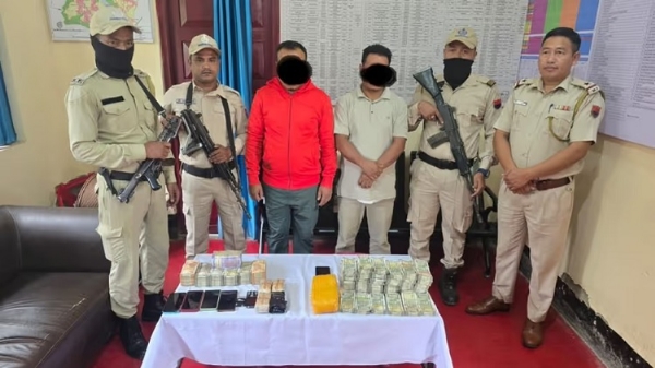 Two smugglers arrested with 2 kg WY tablets in Manipur