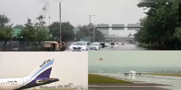 دہلی میں موسلادھار بارش سے کئی پروازیں عارضی طور پر متاثر؛ ہوائی اڈے، انڈیگو، ایئر انڈیا، اور اسپائس جیٹ نے جاری کی ایڈوائزری۔