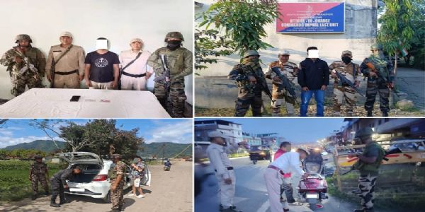 منی پور میں دو عسکریت پسند تنظیموں کے دو سرگرم ارکان گرفتار