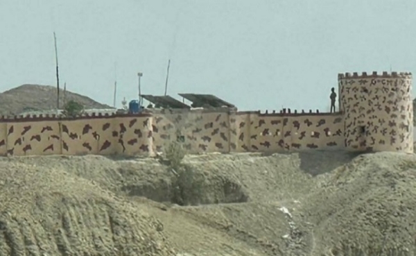 بلوچستان میں کیچ اور پنجگور اضلاع کی سرحد پر واقع بلگاٹار علاقے میں فرنٹیئر کور کے چیک پوسٹ۔ یہاں ہوئے حملے میں تین اہلکار مارے گئے۔ تصویر: دی بلوچستان پوسٹ