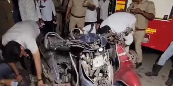 کانپور: دو اسکوٹروں میں زوردار دھماکہ، آٹھ افراد زخمی ،حادثہ یا سازش،پولیس کی تفتیش جاری