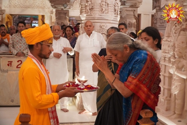 Union Finance Minister Nirmala Sitharaman visited Ram Lalla