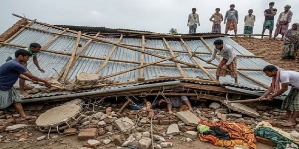 بہار کے داناپور میں کچا مکان گرا، شوہر، بیوی اور تین بچوں کی موت