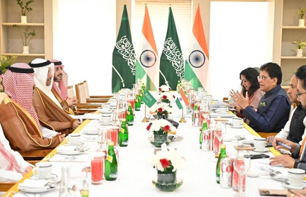 Piyush Goyal & Saudi Investment Minister discuss trade ties Piyush Goyal & Saudi Investment Minister discuss trade ties