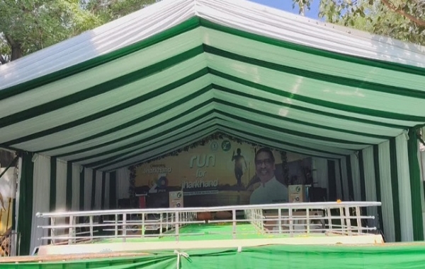 Tight security at main function on Jharkhand Foundation Day Tight security at main function on Jharkhand Foundation Day