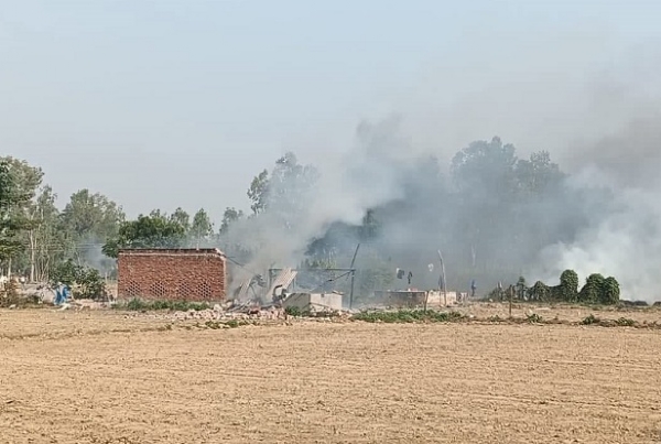 Two killed and 3 injured in explosion at firecracker factory in Barabanki