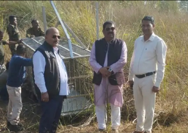 بجنور میں  چیتے کے نظر آنے سے دیہاتیوں میں خوف و ہراس ،محکمہ جنگلات نے پنجرا لگایا