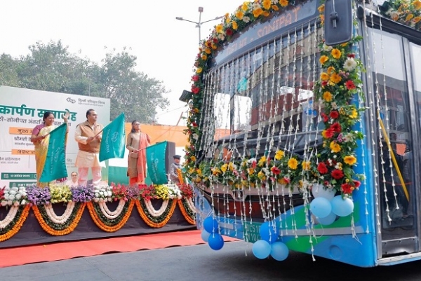 DTC interstate e-bus service starts between Delhi-Sonipat