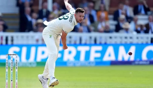 پہلا ایشز ٹیسٹ: آسٹریلیا کو بڑا جھٹکا، جوش ہیزل ووڈ باہرہوئے پہلا ایشز ٹیسٹ: آسٹریلیا کو بڑا جھٹکا، جوش ہیزل ووڈ باہرہوئے