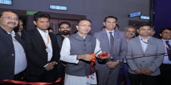 بین الاقوامی تجارتی میلے میں الیکٹرانکس اینڈ انفارمیشن ٹیکنالوجی پویلین کا افتتاح