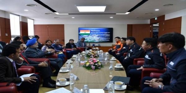 ہردیپ پوری نے جہاز سازی میں ہندوستان-کوریا تعاون پر زور دیا