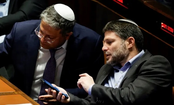 ’حل صرف جبری ہجرت ہے‘، شدت پسند وزراءبن گوئیر اور سموٹریچ کی نیتن یاہو پر تنقید ’حل صرف جبری ہجرت ہے‘، شدت پسند وزراءبن گوئیر اور سموٹریچ کی نیتن یاہو پر تنقید