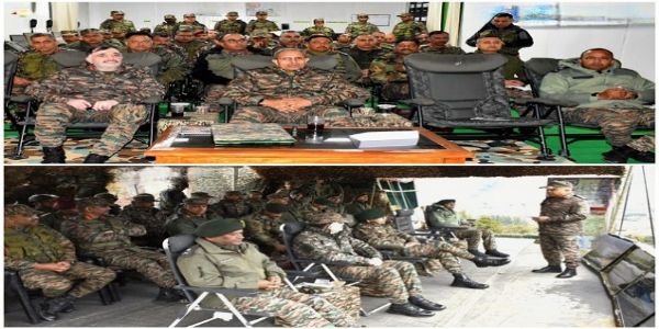 فوج کی مشرقی کمان کے کامنڈر نے اروناچل پردیش کی شمالی سرحدوں کا دورہ کیا