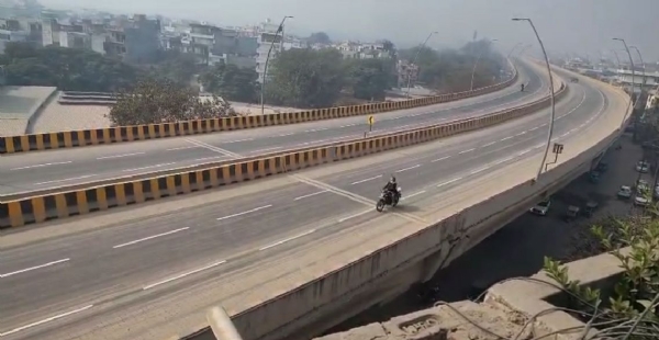 نوئیڈا اتھارٹی نے بھنگیل ایلیویٹیڈ روڈ کو ٹرائل کے لیے کھول دیا، لوگوں نے راحت کی سانس لی