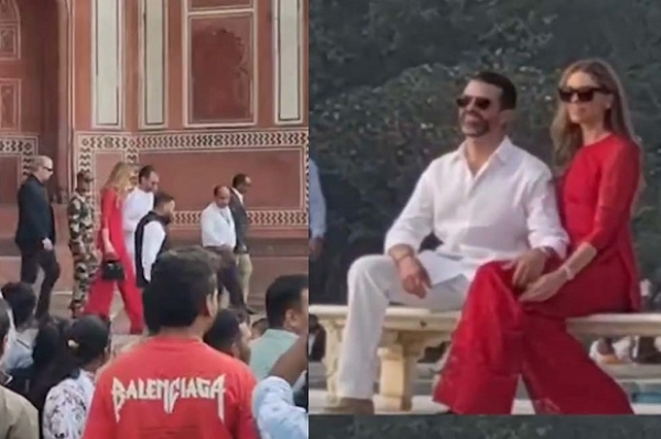 Donald Trump son, Donald Trump Jr, in Agra to visit Taj