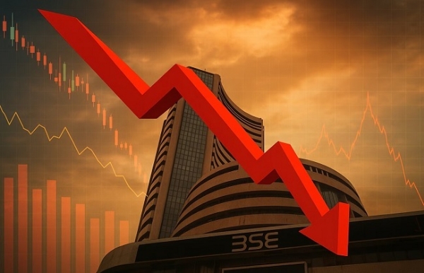 شیئرمارکیٹ میں دو دن کی تیزی کے بعد گراوٹ، سینسیکس 401 پوائنٹ نیچے آئے