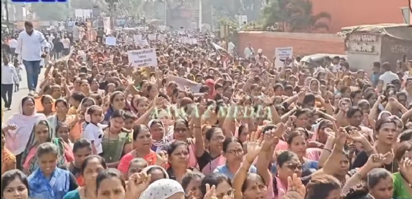 CRIME MAHA MALGAON CHILD ASSAULT PUBLIC SHUTDOWN