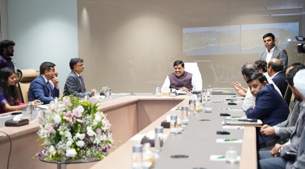 حیدرآباد میں وزیر اعلیٰ کی گرینکو کمپنی کے عہدیداروں سے ملاقات
