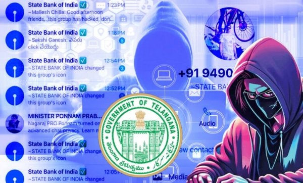 اے پی کے فائلز کے ذریعہ سائبر حملہ،تلنگانہ کے سرکاری گروپس ہیک، ہائی الرٹ جاری
