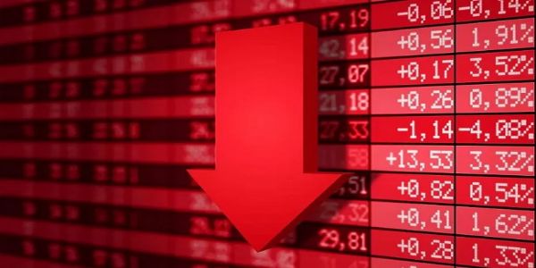 گھریلو اسٹاک مارکیٹ سرخ رنگ میں بند، سینسیکس 314 پوائنٹس اور نفٹی 75 پوائنٹس تک گر گیا۔