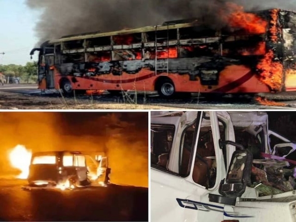 حادثوں کی ریاست راجستھان: 15 دنوں میں 3 بڑے حادثات، 47 افراد ہلاک حادثوں کی ریاست راجستھان: 15 دنوں میں 3 بڑے حادثات، 47 افراد ہلاک