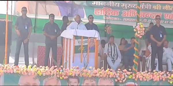 وزیر اعلیٰ نتیش کمار نے این ڈی اے امیدوار کے حق میں ووٹ دینے کی اپیل کی