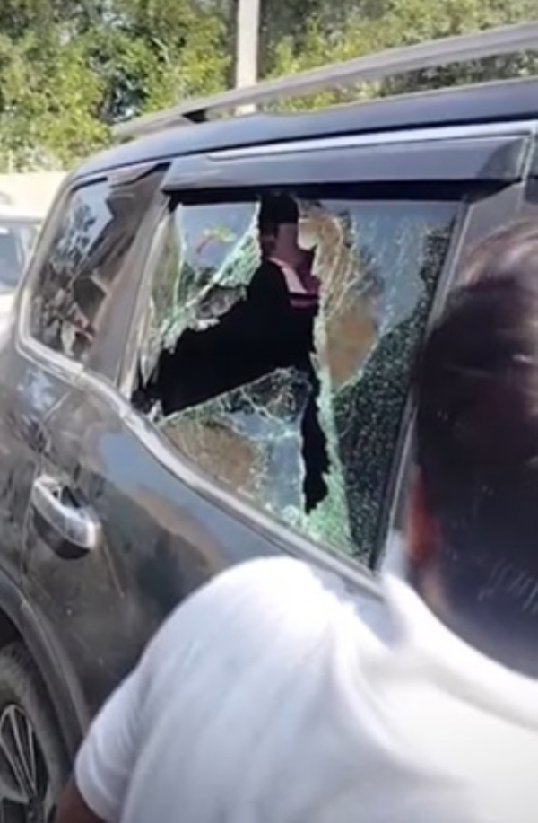 سارن کے مانجھی ایم ایل اے کی گاڑی پر حملہ،شیشہ ٹوٹا، صورتحال قابو میں، اضافی پولیس تعینات