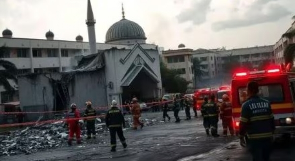 54 injured in Indonesia mosque explosion 54 injured in Indonesia mosque explosion