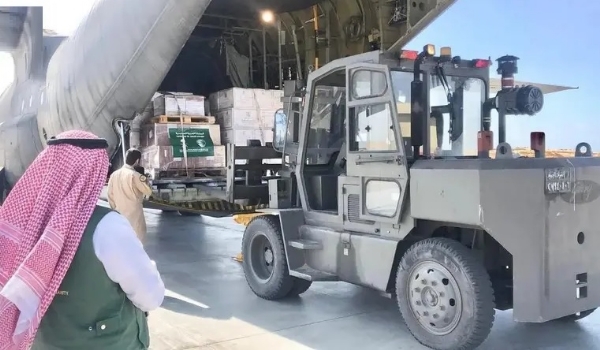 غزہ کی مدد کے لیے سعودی عرب سے 72واں امدادی طیارہ روانہ