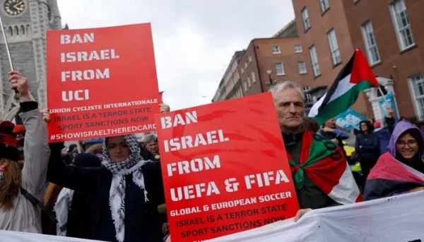 آئرلینڈ فٹبال ایسوسی ایشن کی اسرائیلی فٹبال ٹیم پر پابندی کی قرارداد منظور آئرلینڈ فٹبال ایسوسی ایشن کی اسرائیلی فٹبال ٹیم پر پابندی کی قرارداد منظور