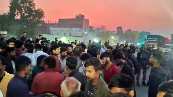 بہار میں نوجوان کا پیٹ پیٹ کر قتل، دہلی۔کولکتہ ہائی وے پر احتجاج، تین تھانوں کی پولیس پہنچی