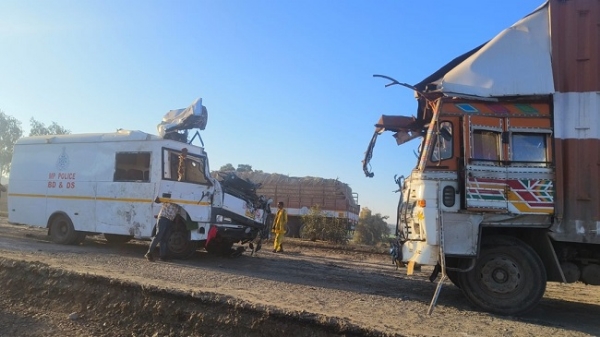 ساگر-مالتھون روڈ پر بھیانک حادثہ