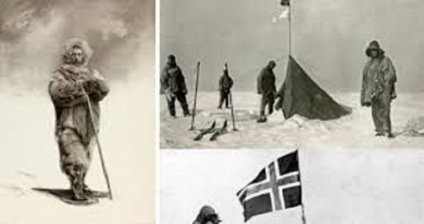 روالڈ ایمنڈسن نے جنوبی جنوبی پر قدم رکھا روالڈ ایمنڈسن نے جنوبی جنوبی پر قدم رکھا