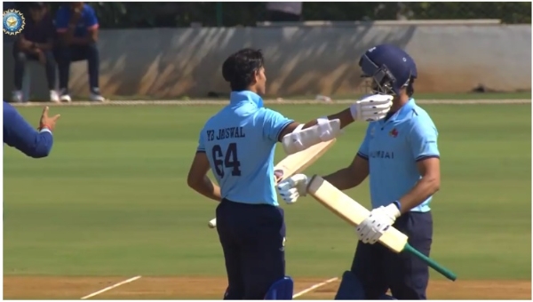 سید مشتاق علی ٹرافی: ممبئی نے ہریانہ کو چار وکٹوں سے شکست دی، یشسوی کی سنچری سید مشتاق علی ٹرافی: ممبئی نے ہریانہ کو چار وکٹوں سے شکست دی، یشسوی کی سنچری