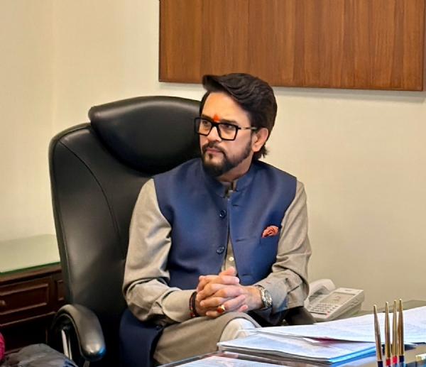 بھارت 2036 کے اولمپک کھیلوں کی میزبانی کے لیے تیار ہے: انوراگ ٹھاکر بھارت 2036 کے اولمپک کھیلوں کی میزبانی کے لیے تیار ہے: انوراگ ٹھاکر