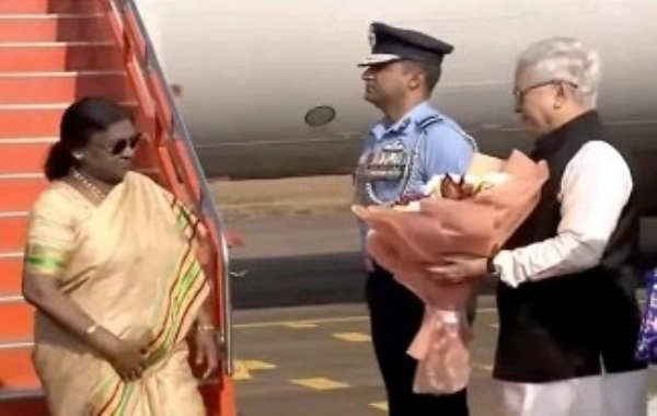 صدر جمہوریہ ہند مرمو کی سرمائی قیام کے لیے حیدرآباد آمد